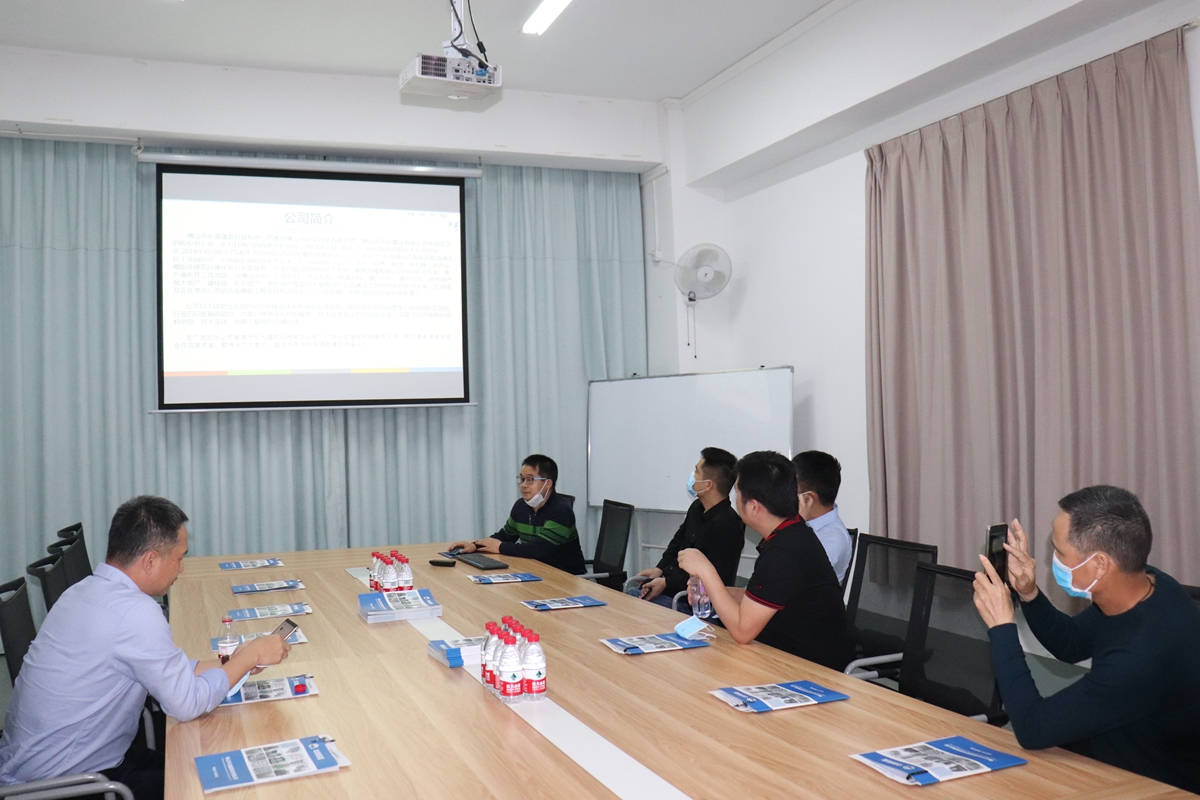 2020-03-28 廣西壹品江山項(xiàng)目部來(lái)廠參觀考察